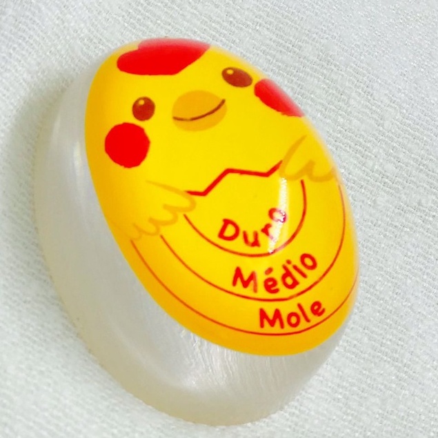 Temporizador de Ovo Cozido Gema Mole Média Dura Timer Ovo Resina não tóxica em Oferta na Shopee