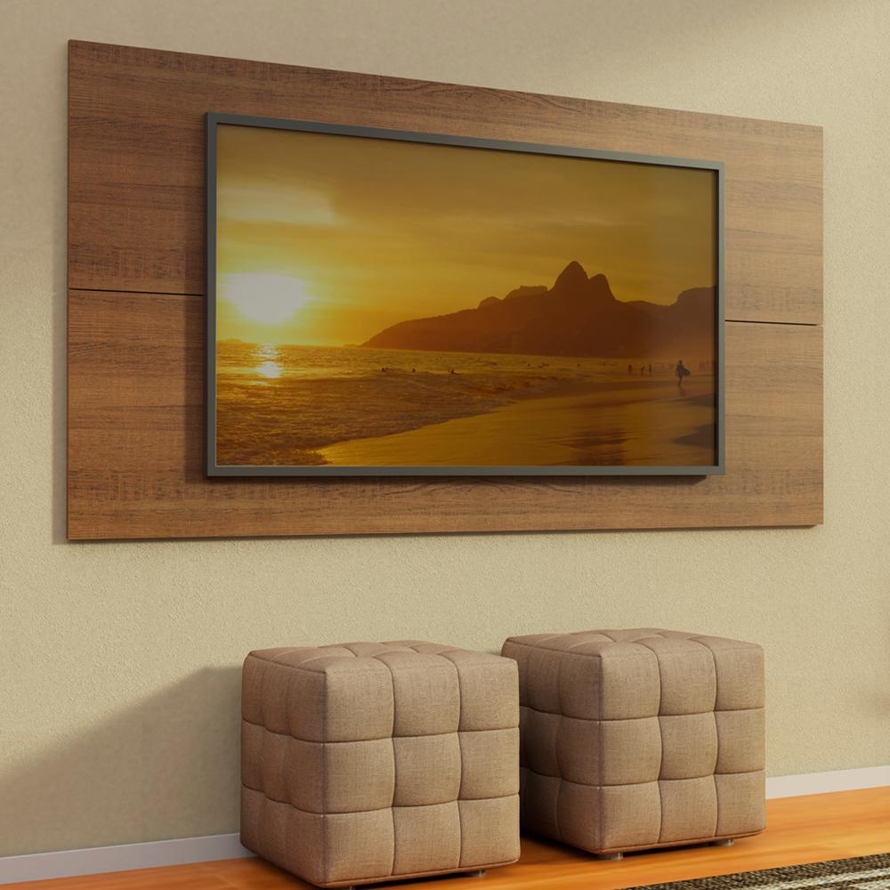 Painel para TV até 55 Polegadas Madesa - Rustic em Oferta na Shopee