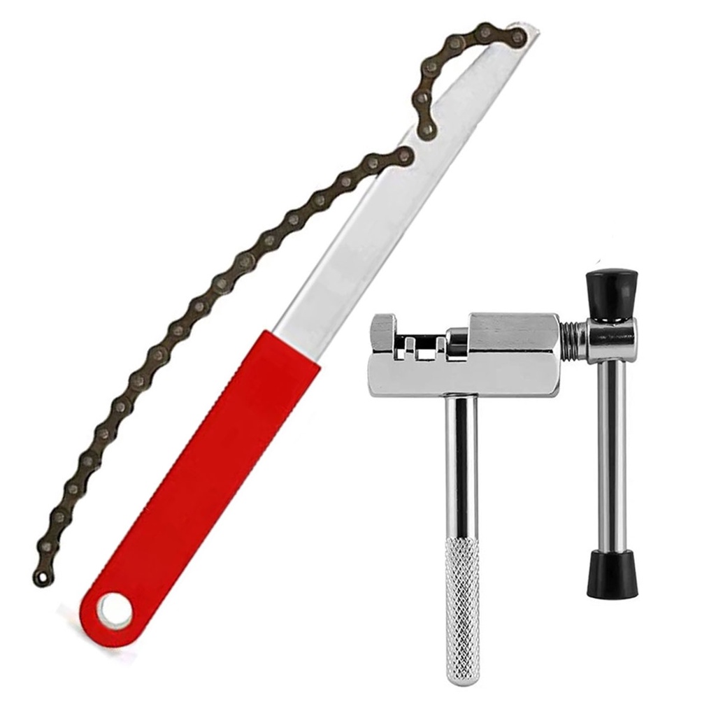Chave Extratora De Catraca Bike K-7 Mtb Speed Catraca + Chave Extrator Coloca Tira Pino Corrente