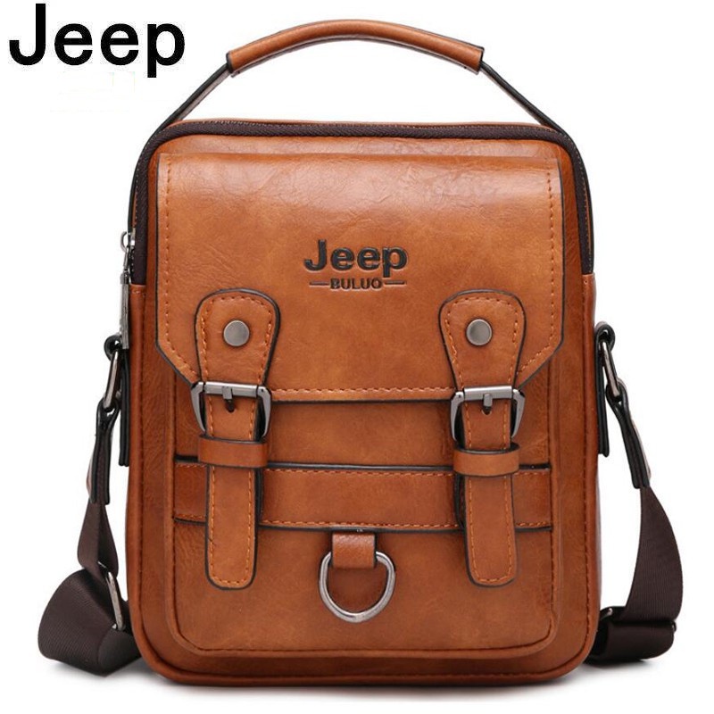 Jeep buluo Bolsa Masculina Genuína Tipos De Couro Perfeita Grandes Perucas