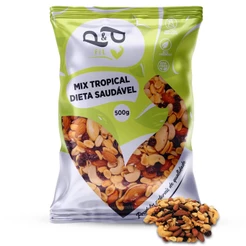 Mix Tropical Dieta Saudável Castanha de Caju Castanha do Pará Amendoa Nozes Uva Passa Amendoim Gojiberry