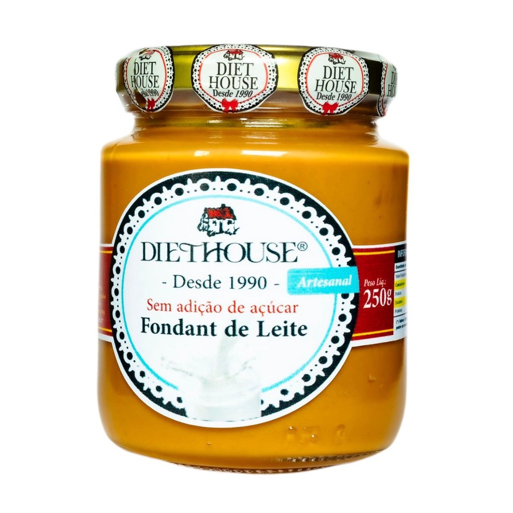 Doce de Leite Tradicional Diet 250g - Diet House