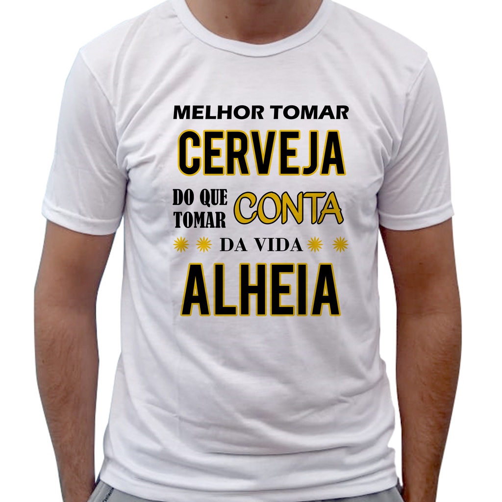 camiseta personalizada para presente para tio dindo amigo pai vô com dizer cerveja