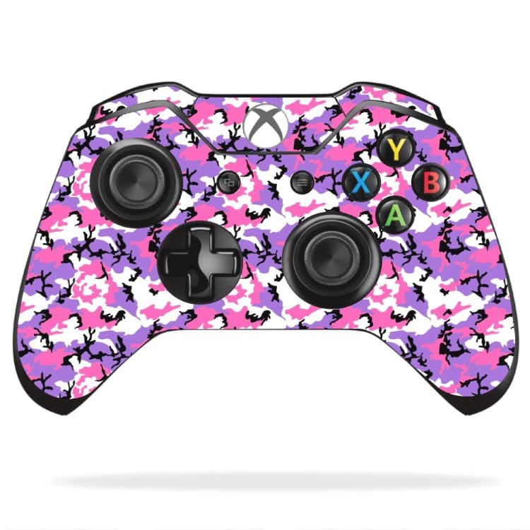 Skin Xbox One Controle Adesivo Pelicula Protetora Camo Lilac