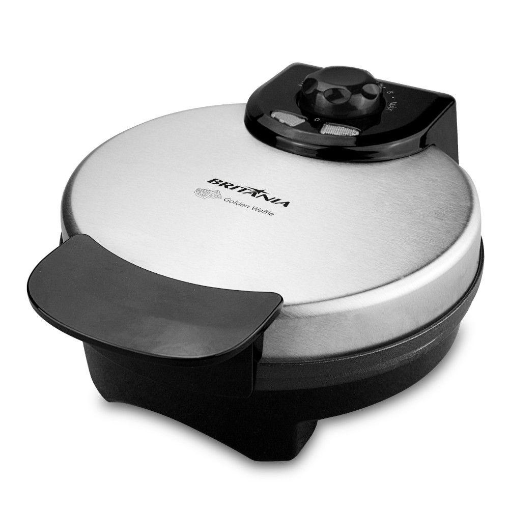 Máquina de Waffle Britânia Golden Waffle Base Antiaderente — imagem 2 de 2