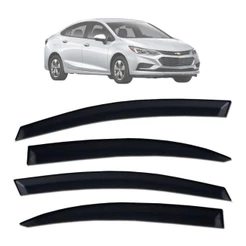 Calha de Chuva Fumê TG Poli Cruze Sedan 2011 até 2016