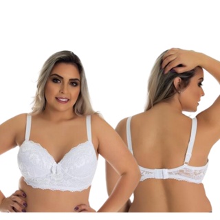 Sutiã Plus Size Reforçado Com Bojo Tamanho Grande Especial em Oferta na Shopee
