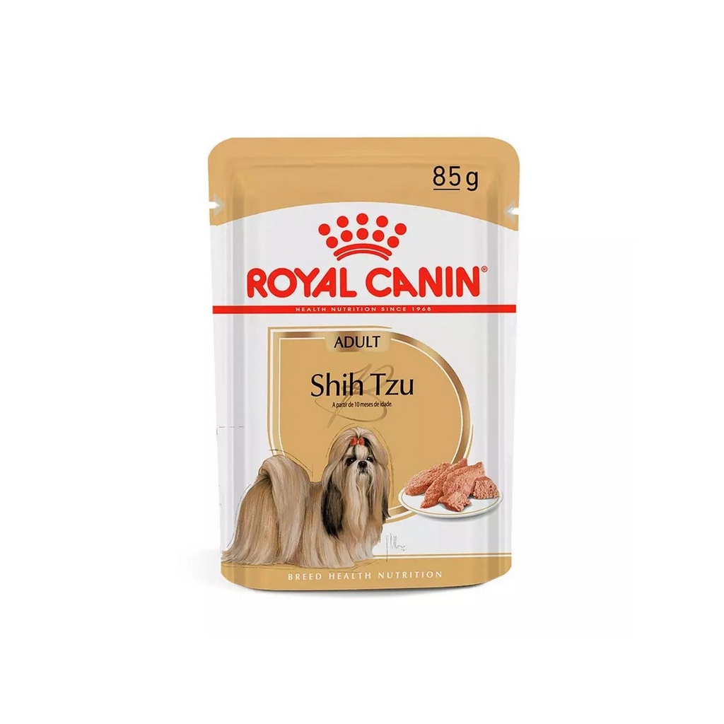 Ração Sachê Para Cães Shih Tzu Adultos 85g - Royal Canin