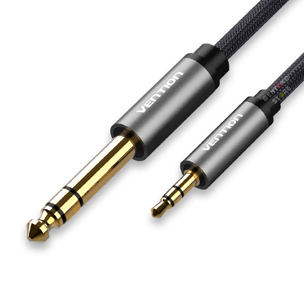 Cabo Audio P2 Para P10 Estereo Dj Fone Mesa Som 1m Vention