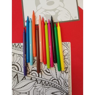 Caneta/Canetinha Hidrográfica 12 Cores / Caneta Colorida / Papelaria - Faber Castell