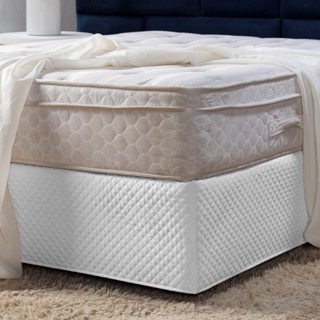 Saia Box Queen Matelassê Ultrassônico Com Elástico Várias Cores