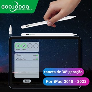 GOOJODOQ GD11 plus Caneta Stylus para iPad Stylus Pencil 9th Gen 8th 7th 6th Pro 11 12.9 2019 2020 2021 2018 9.7 Mini 6