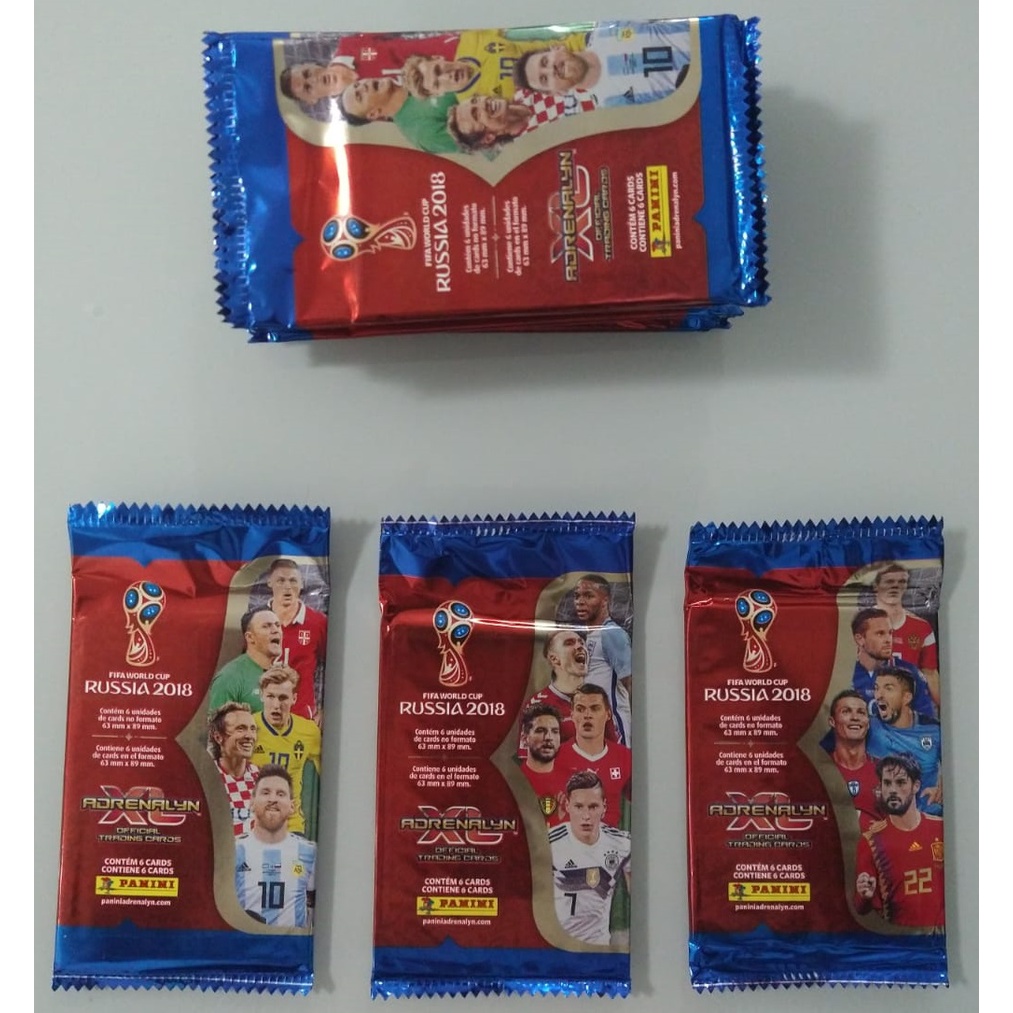 Envelope / Pacote Lacrado Cards Copa 2018 - Adrenalyn XL - Panini - Copa do Mundo