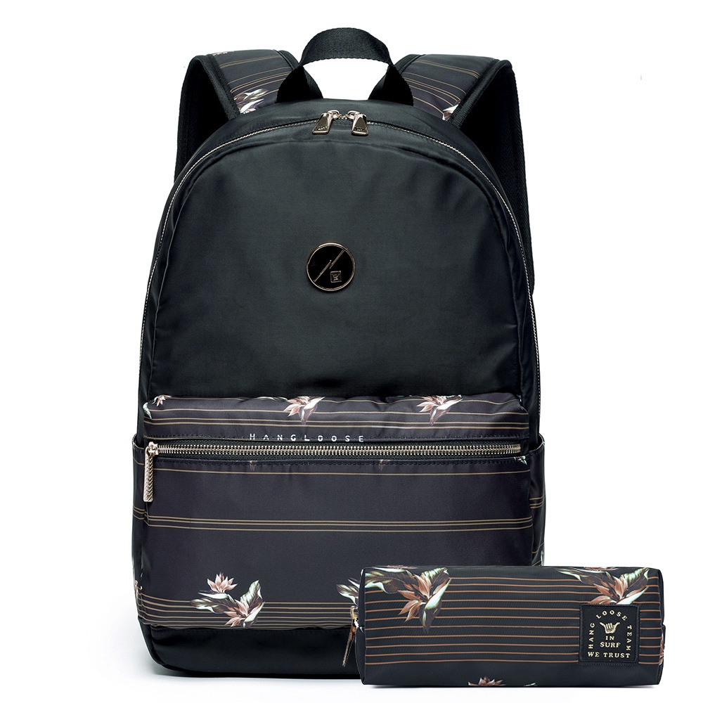 Mochila Escolar Hang Loose Reforçada Faculdade Feminina em Oferta na Shopee