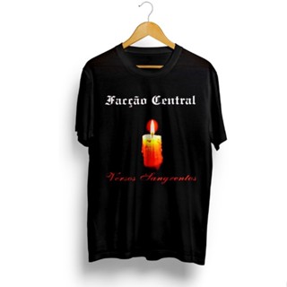 Camiseta Facção Central Versos Sangrentos em algodão de alta qualidade. IMPa