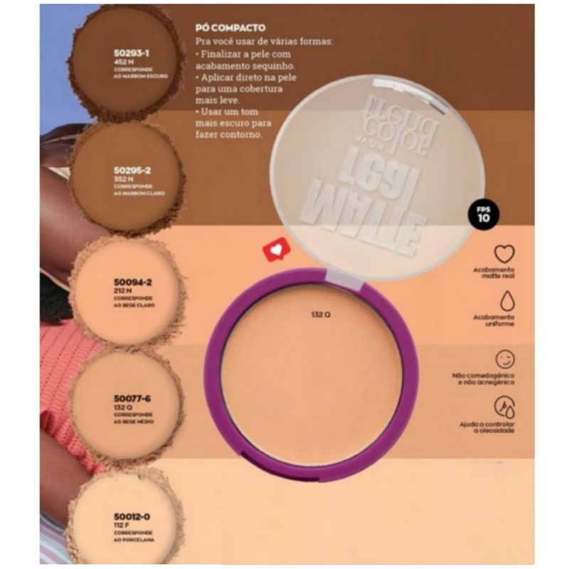 COLOR TREND MATTE REAL PO COMPACTO 7G 132Q(BEGE  MEDIO)