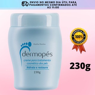 Dermopes Creme Para Tratamento Dos Pés Hidrata e Restaura 230g Abelha Rainha
