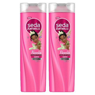 Kit 2 Shampoos Seda Infantil Tiana Juntinhos Crespos Encantados 300ml cada