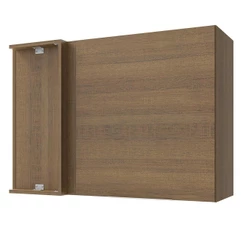 Armário Aéreo de Canto Madesa Stella 1 Porta - Rustic