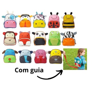 Mochila Infantil Animais Bichinho Bebê Creche Passeio em Oferta na Shopee