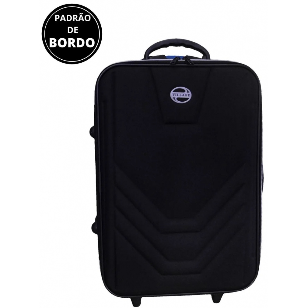 Mala de Viagem 10kg BORDO BARATA Rodinhas Village Rígida boa bolsa