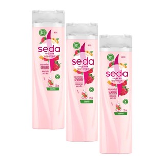 Kit 3 Shampoos Seda Recarga Natural Hidratação Antinós 325ml cada