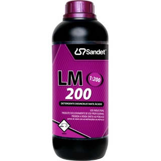 LM 200 Sandet 1L Shampoo Desincrustante Limpa Inox Alumínio em Oferta na Shopee