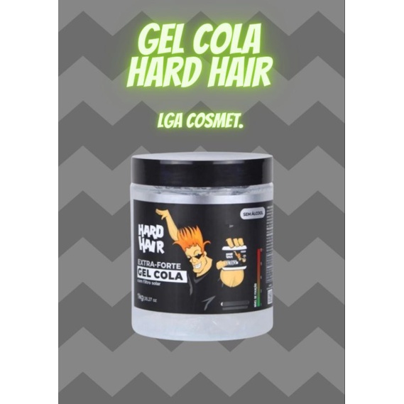 Gel Cola Hard Hair Kg Extra Forte Shopee Brasil