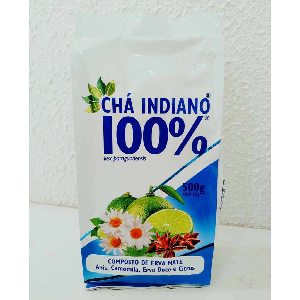 Composto de Erva Mate - 500 Gr - Chá Indiano 100%