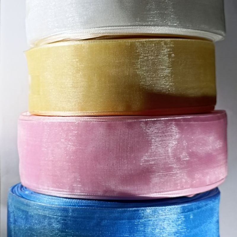 Fita Sanding - organza 38mm - Por metro em Oferta na Shopee