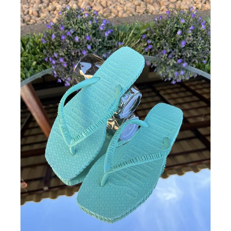 chinelo santa lolla bico quadrado feminino lancamento envio imediato