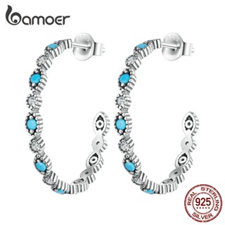 Bamoer Moda 925 Brincos De Olho Do Diabo Prata Para Mulheres Presentes