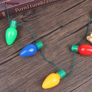 Fengjue Natal Novidade Luzes LED Brilhantes Colar De Lâmpadas De BR