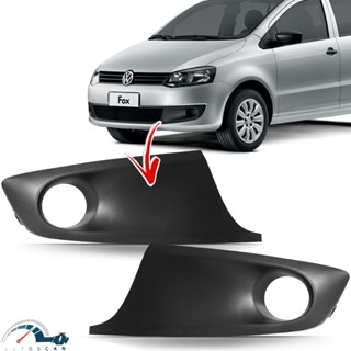 Par Grade Moldura Farol Milha Preta Fox 2010 2011 2012 2013 2014 em Oferta na Shopee