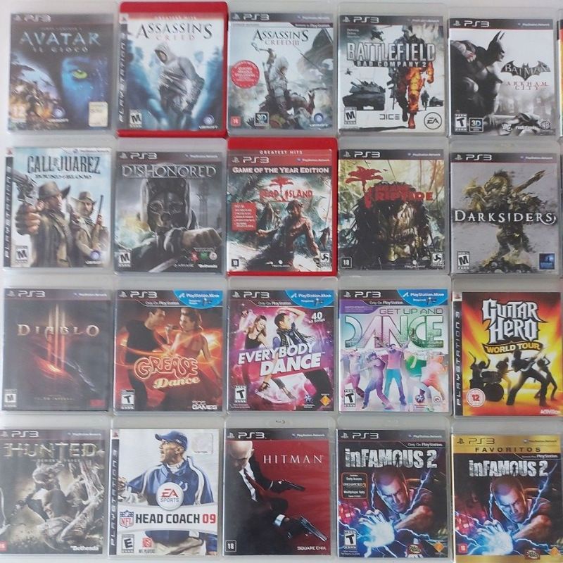 10 Jogos Ps3 A Sua Escolha Lista De Jogos Na Descrição - Escorrega