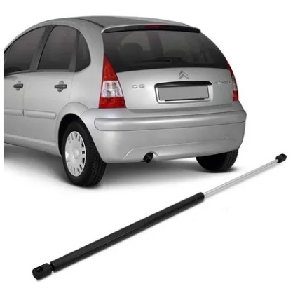Unidade Amortecedor de Porta Malas Para Tampa Traseira Citroen C3 2002 Até 2012