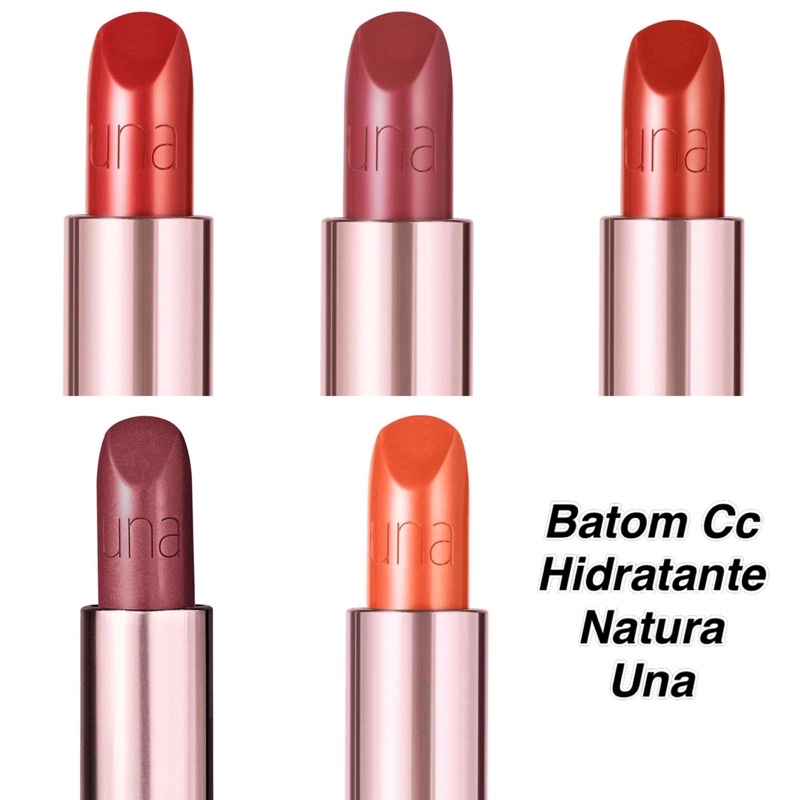 Batom CC Hidratante Natura Una - Escolha sua cor | Shopee Brasil