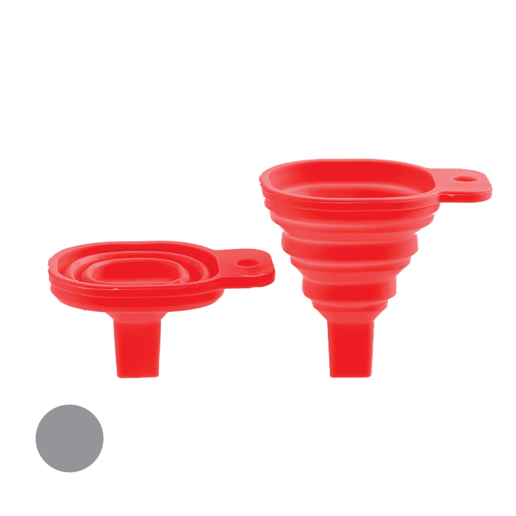 Funil de silicone retratil dobravel portatil utilidade domestica