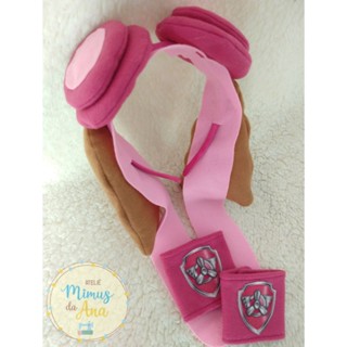 kit tiara+punhos Skye patrulha canina