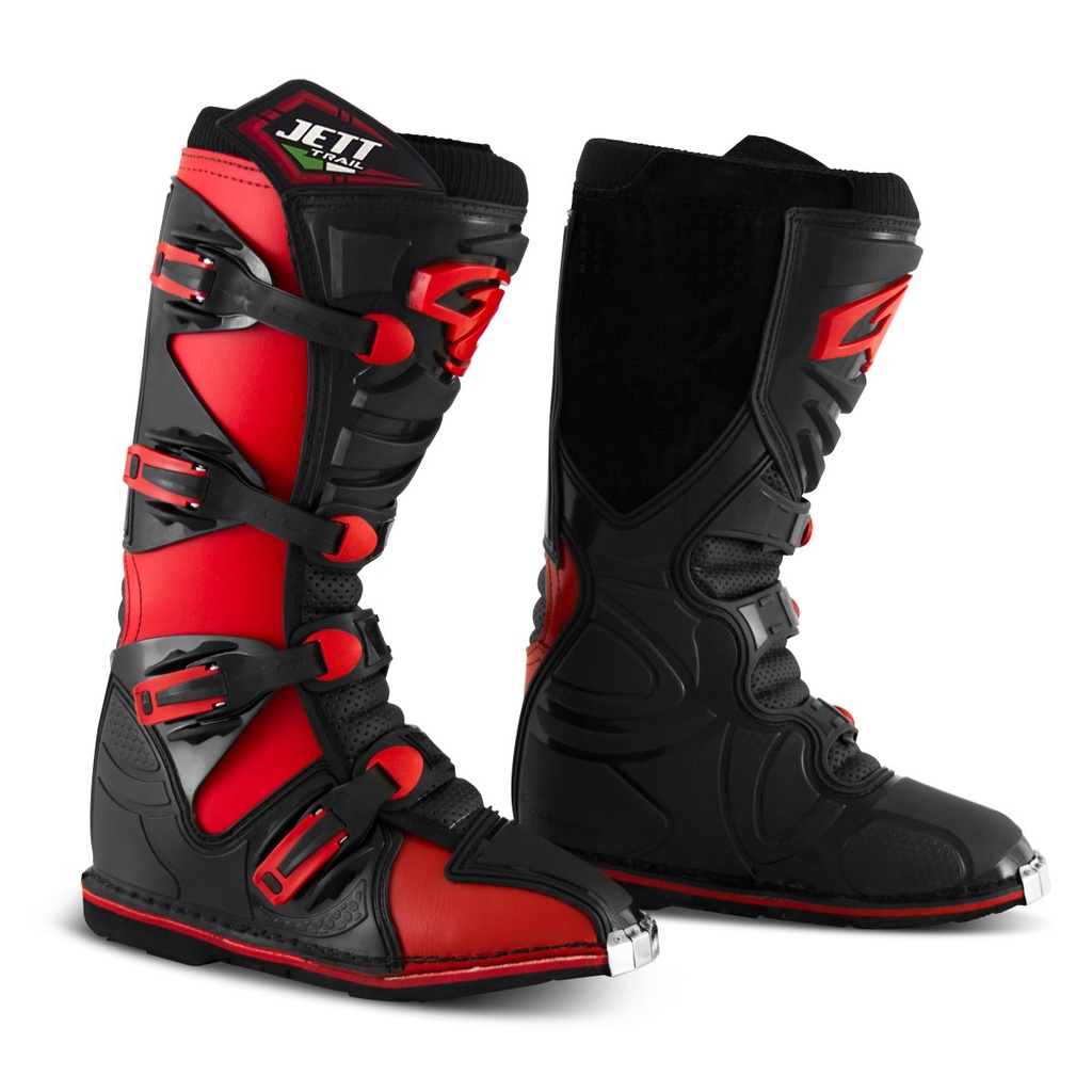 Bota Articulada Motocross Jett Trail Trilha Enduro Off Road Masculina