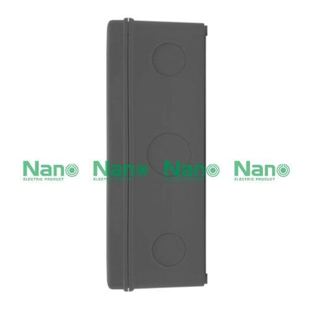รูปสินค้า NANO Electric® NANO-203B กล่องกันน้ำพลาสติก ฝาทึบ ขนาด W127.10xH254xD91 mm (JUNCTION BOX IP65) สีดำ