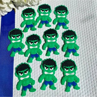 Aplique Emborrachado Hulk - 10 Unidades - Aplique Heróis - infantil