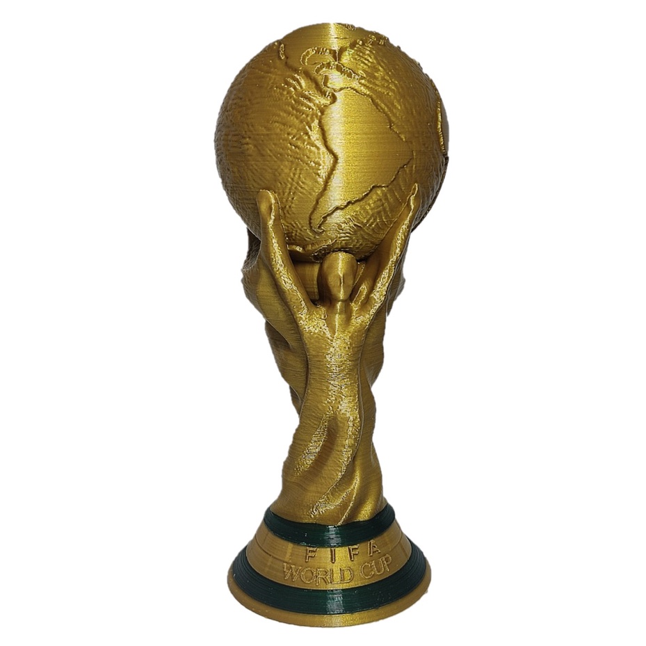Taça Copa Do Mundo Tamanho Real Muito Realista Fifa Troféu de futebol