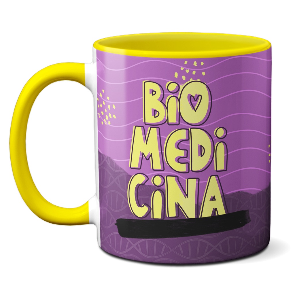 Xícara Biomedicina Amigos Amigos Microscópio À Parte!