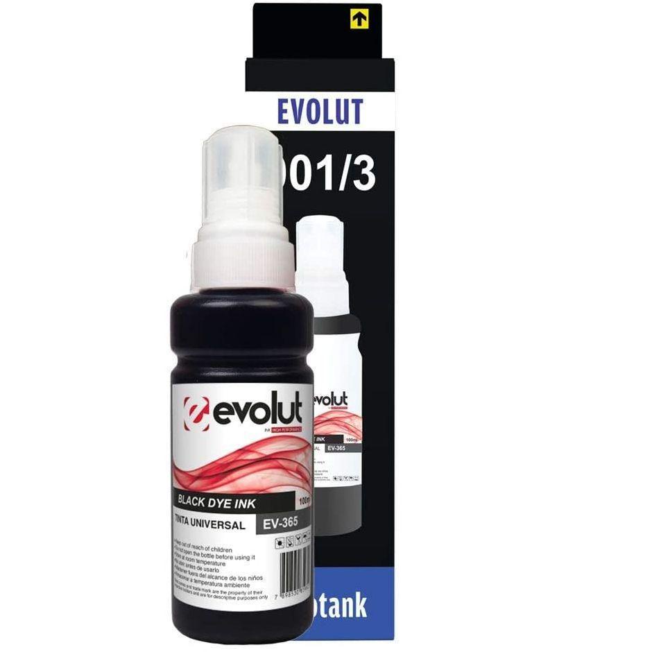 Tinta Universal para HP/EPSON T544 L3110 L3150 L5190 L3210 L3250 Preto