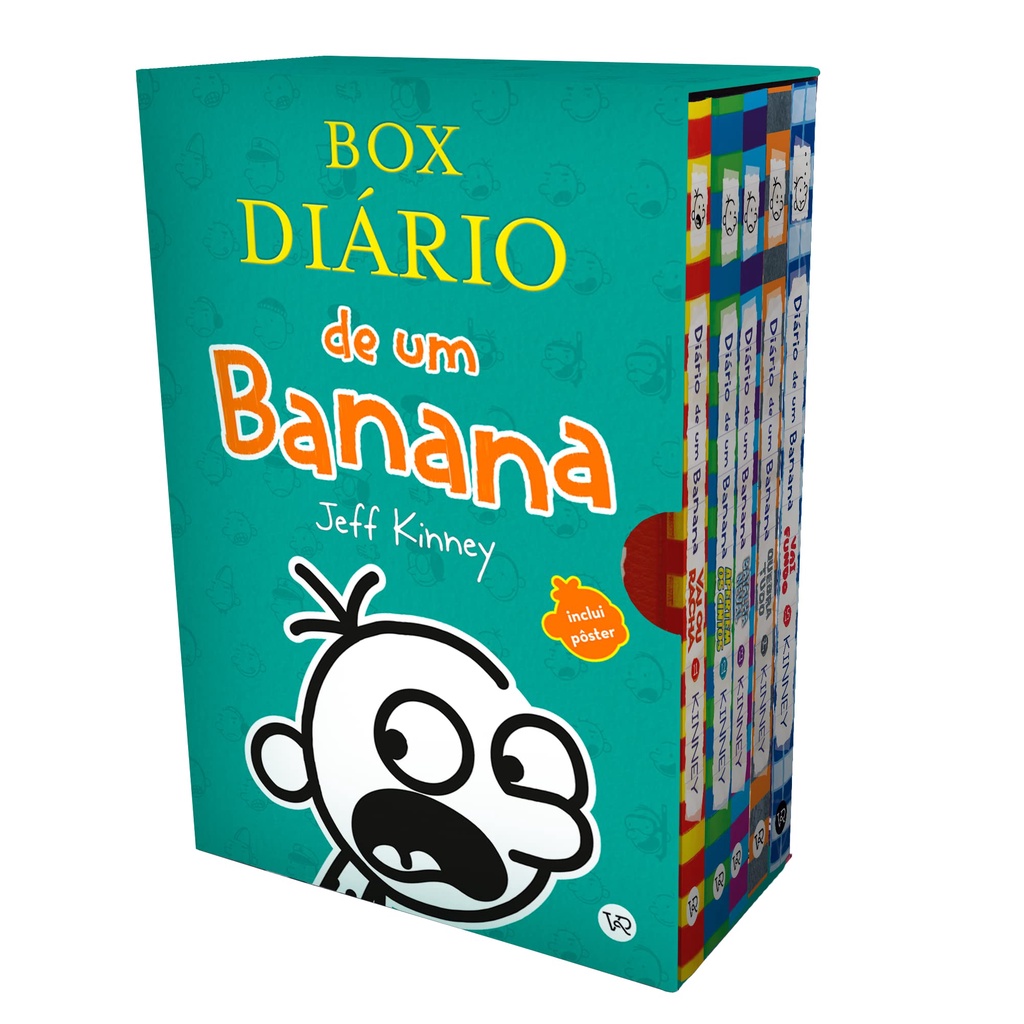 Livro Box Diario De Um Banana - 5 Volumes (11 Ao 15) Livros Brochuras