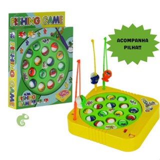 Pega Peixe Brinquedo Infantil Jogo Pesca Maluca