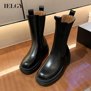 Botas IELGY Martin Estilo Britânico De Moda Feminina De Sola Grossa
