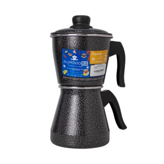 Cafeteira 1L Craqueada Alumínio Jr