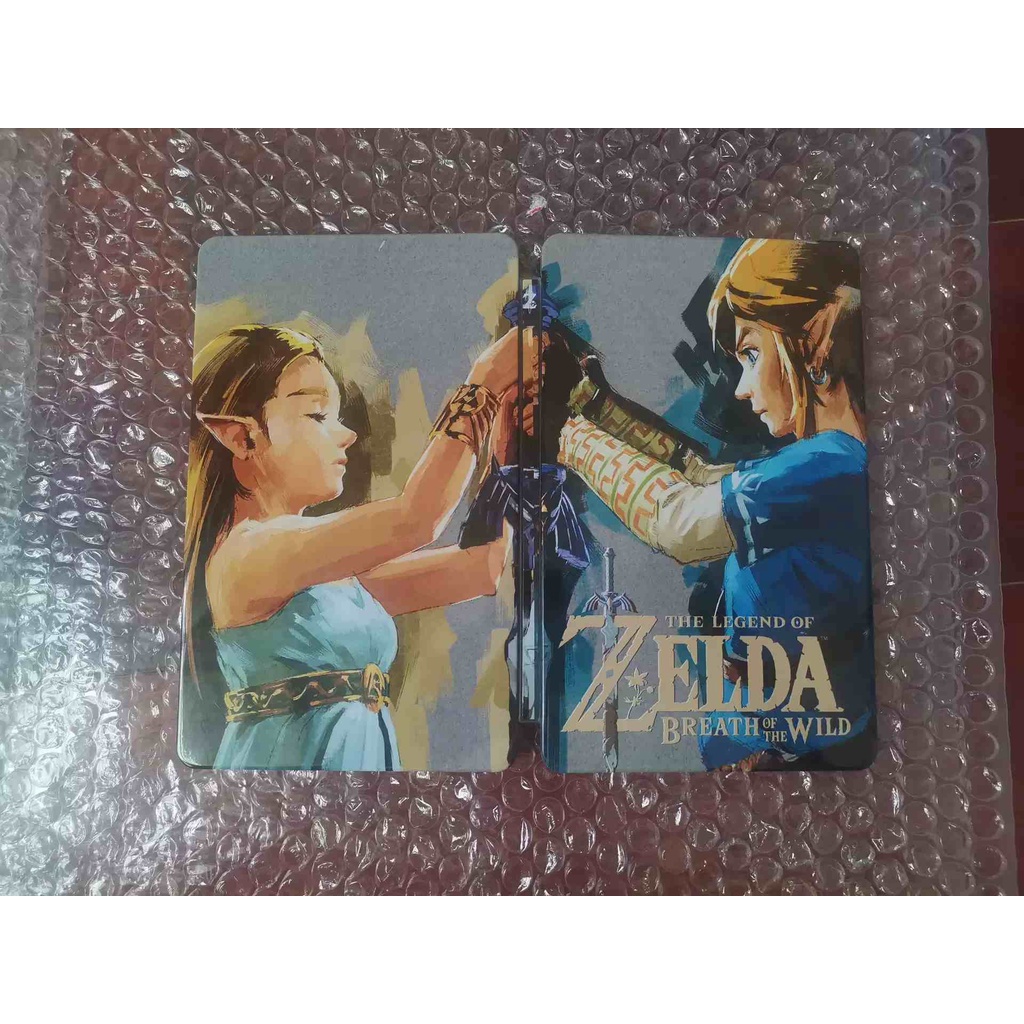 Steelbook Nintendo Switch The Legend of Zelda Breath of the Wild Caixa De Armazenamento Novo